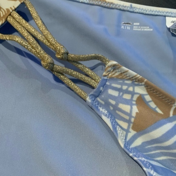 Aerie Knot Bikini Bottom- Monaco Blue - Picture 8 of 8